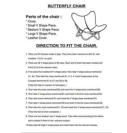 Solid Knockdown Butterfly Chair In Printed Design