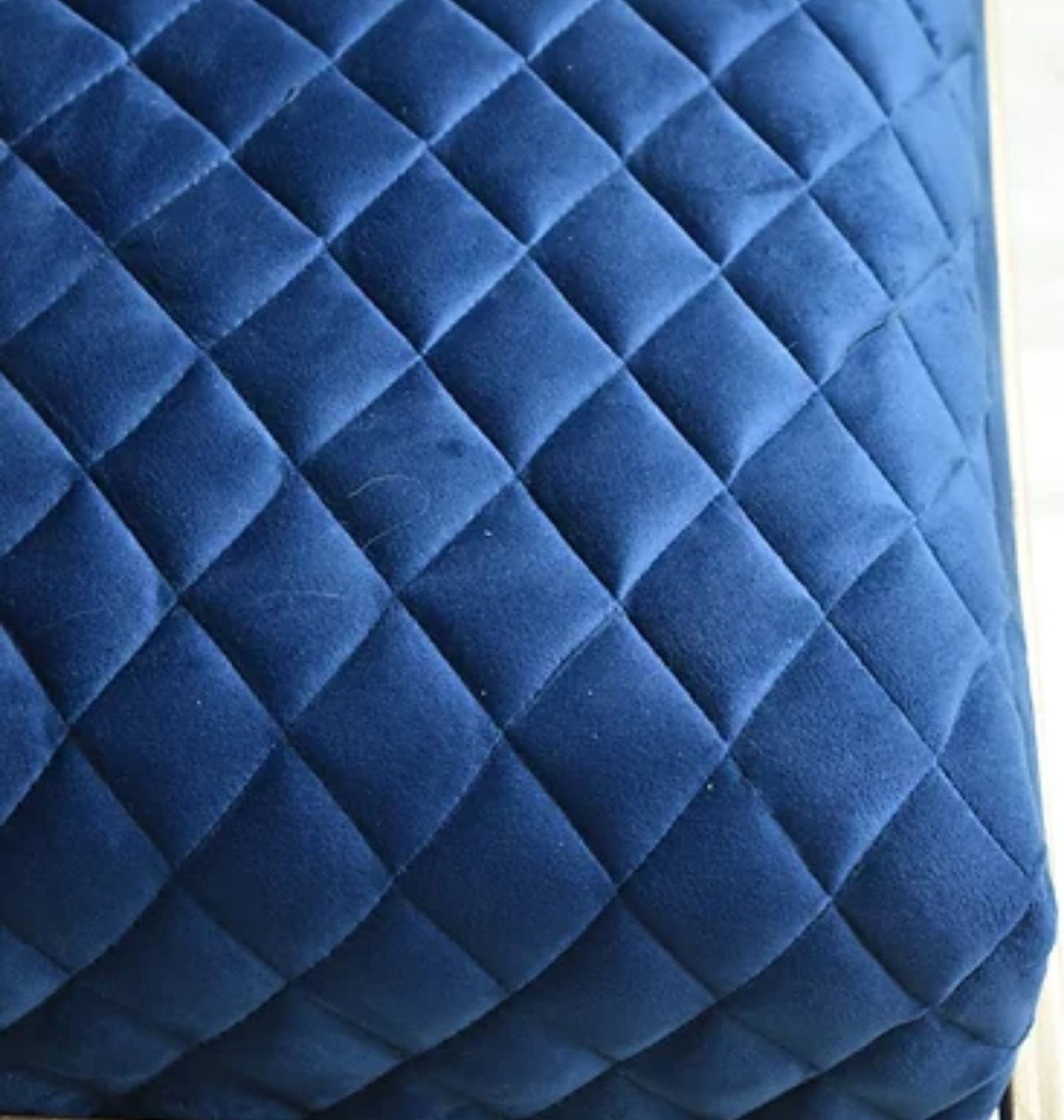 Urban Star Velvet Stool Floor Sofa In Solid Gold Design