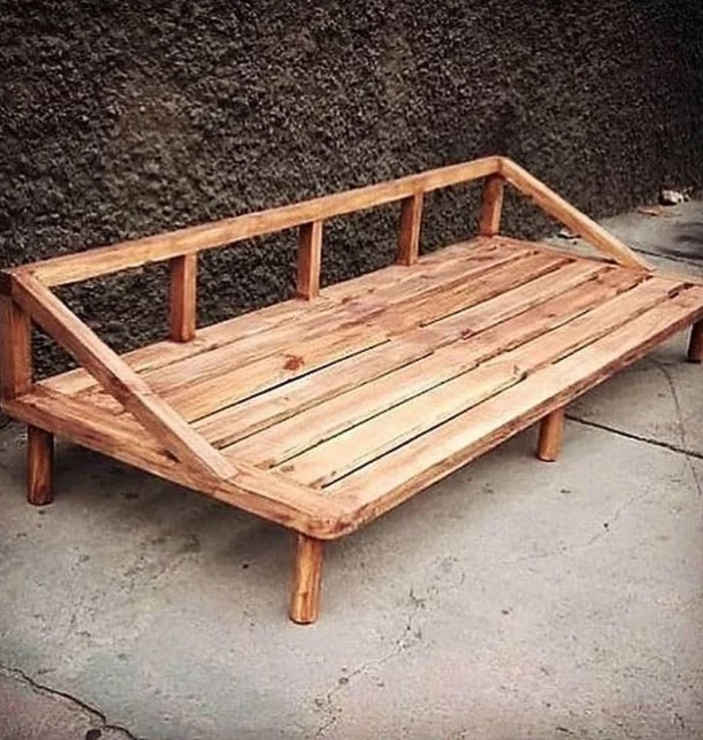 Urban Day Floor Sofa In Solid wood | 2 Seater Sofa