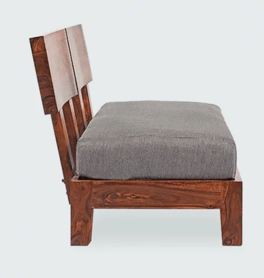 Solid Wood Lounge Bench Sofa (modern style backrest detachable)