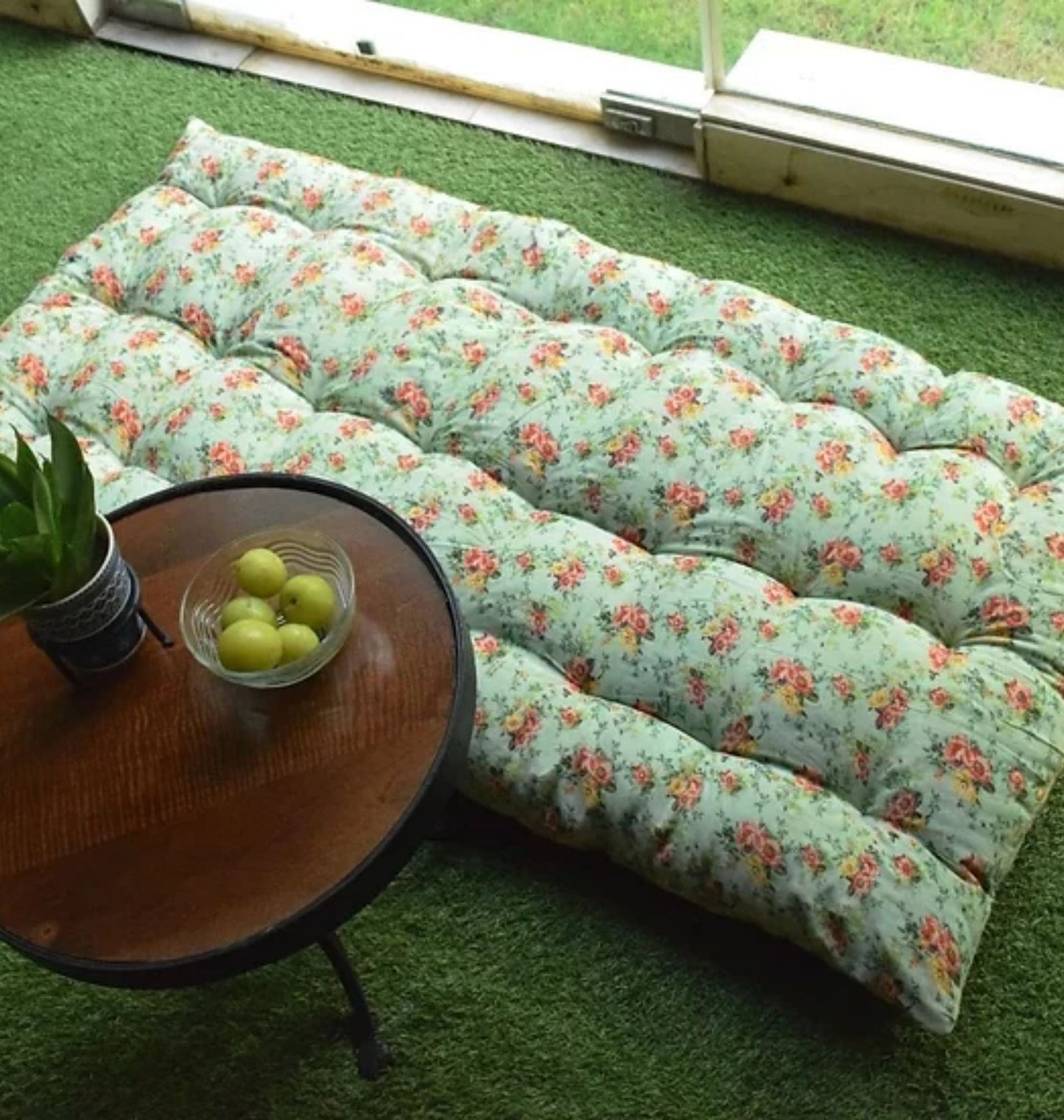 Floral Garden Mattress In Flower Design | Floor Pad