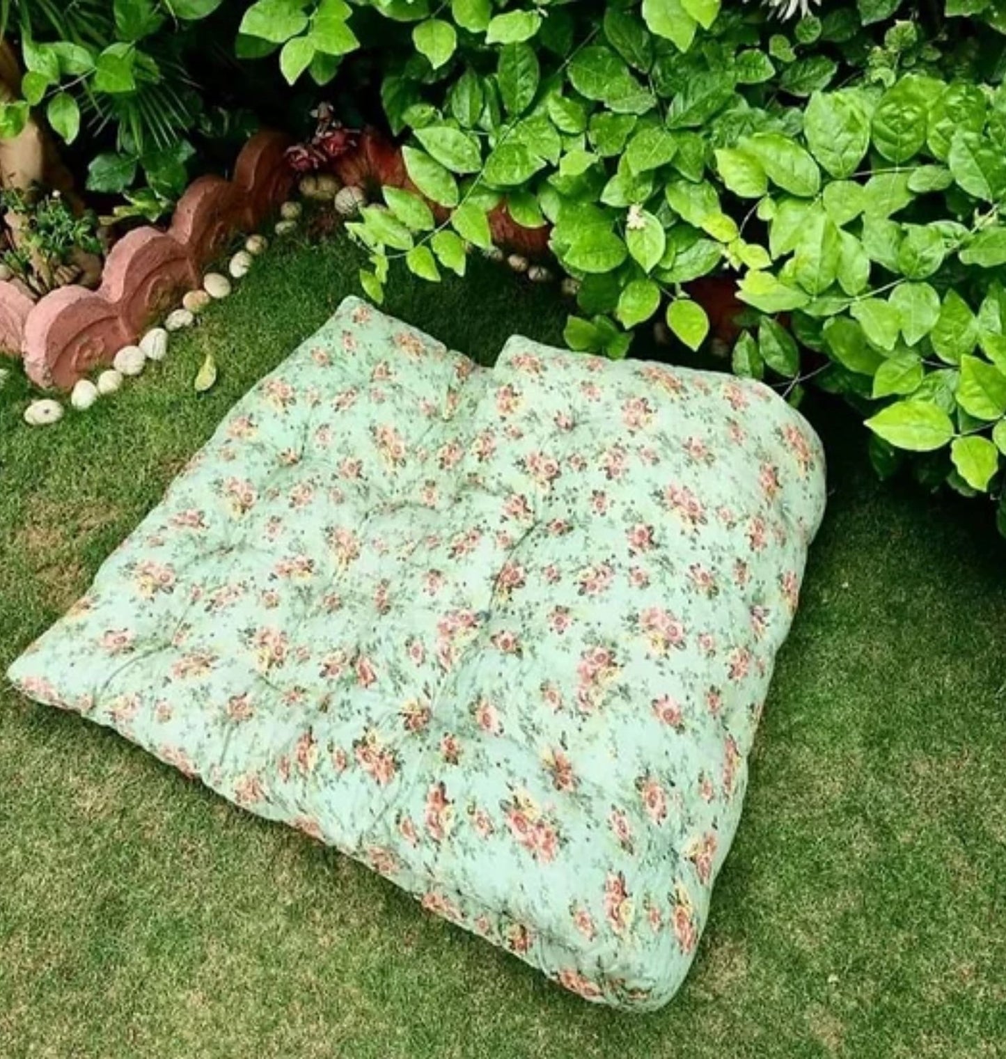 Floral Garden Mattress In Flower Design | Floor Pad