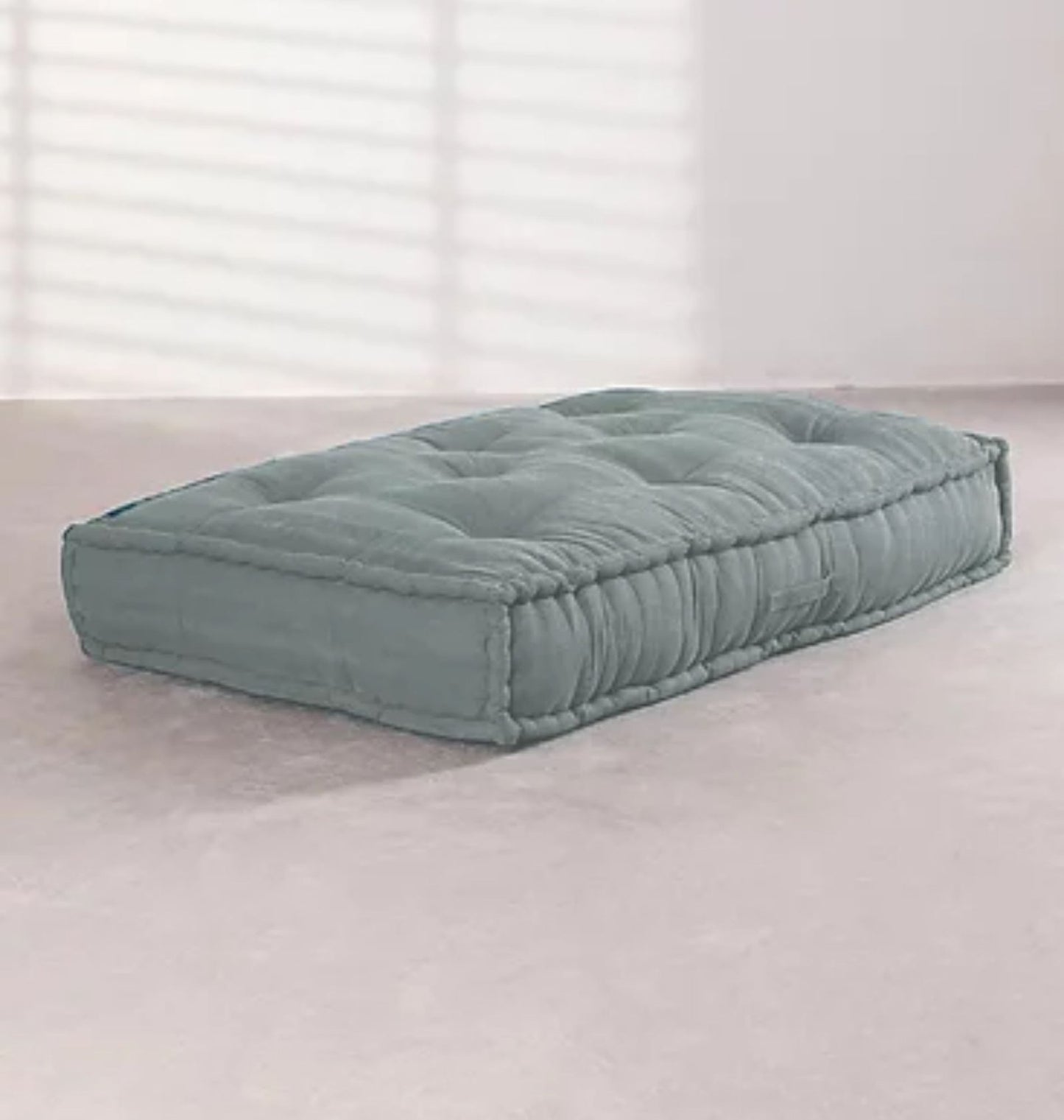 Beautiful Grey Glory Print Floor Pad Sofa Mattress