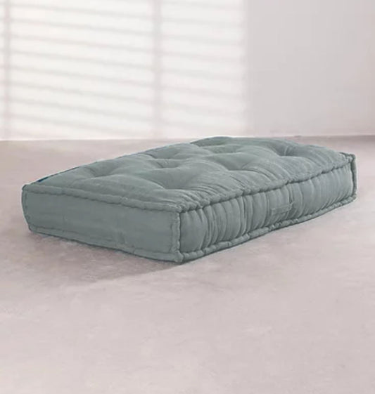 Beautiful Grey Glory Print Floor Pad Sofa Mattress