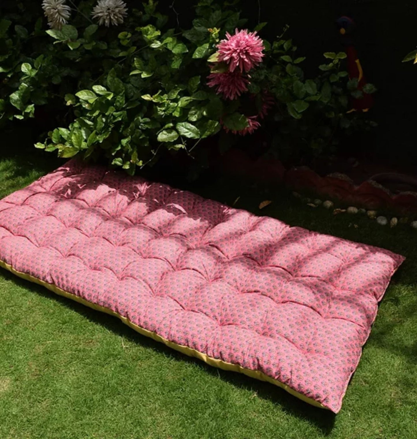 Pink Floral Floor Sofa Mattress Pad | Floor Mattress