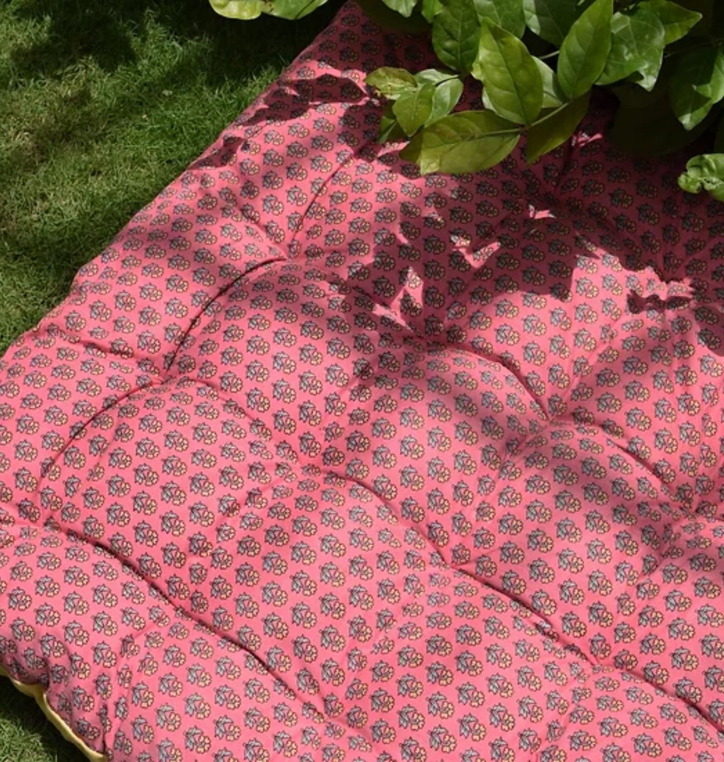 Pink Floral Floor Sofa Mattress Pad | Floor Mattress