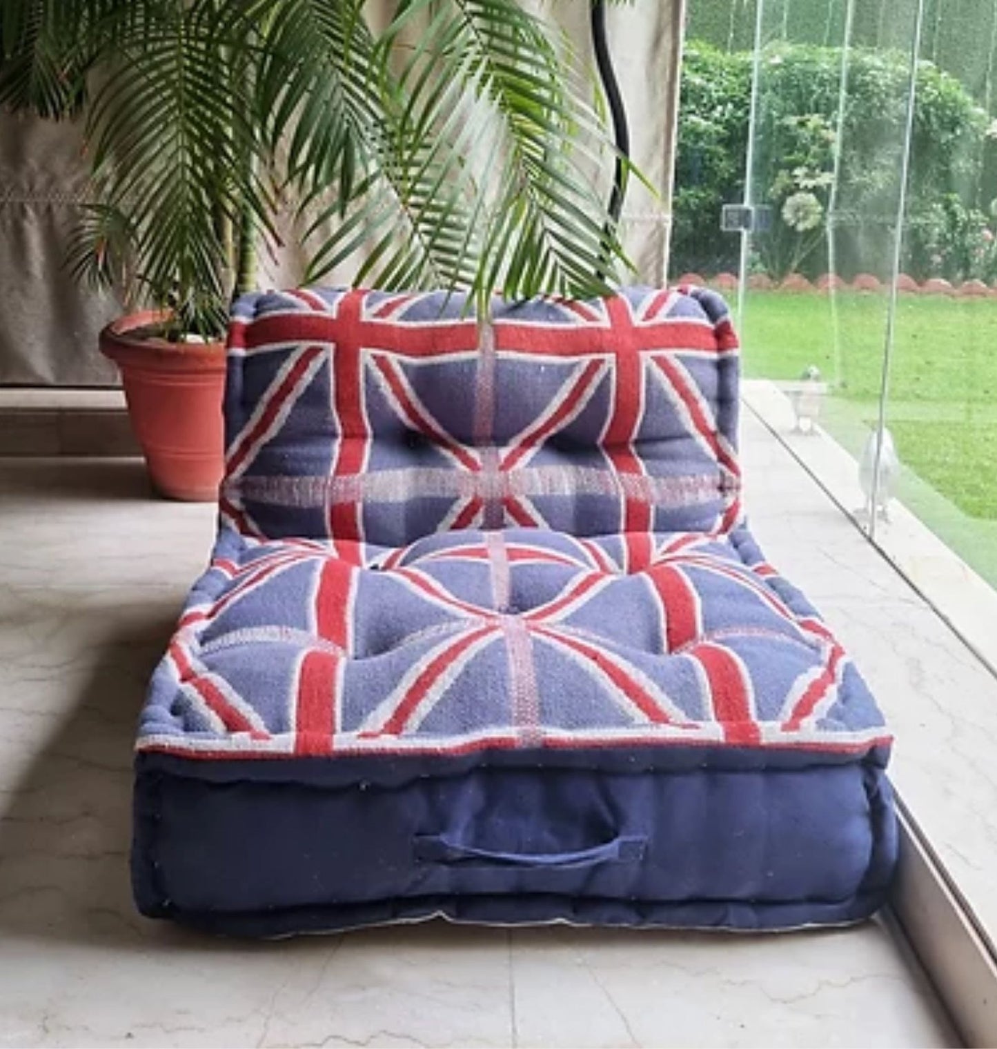 Union Jack Lazy Floor Sofa Sleepy Headed Bed