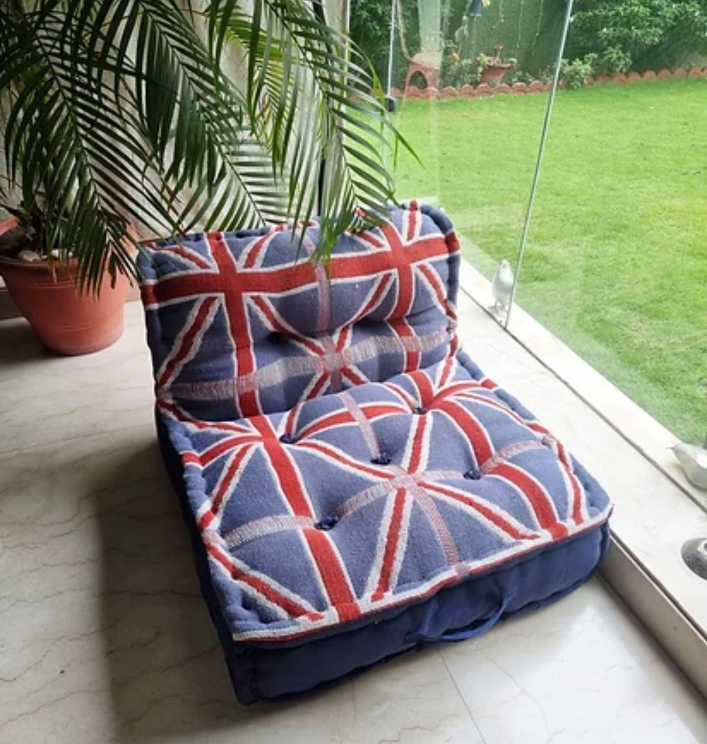 Union Jack Lazy Floor Sofa Sleepy Headed Bed