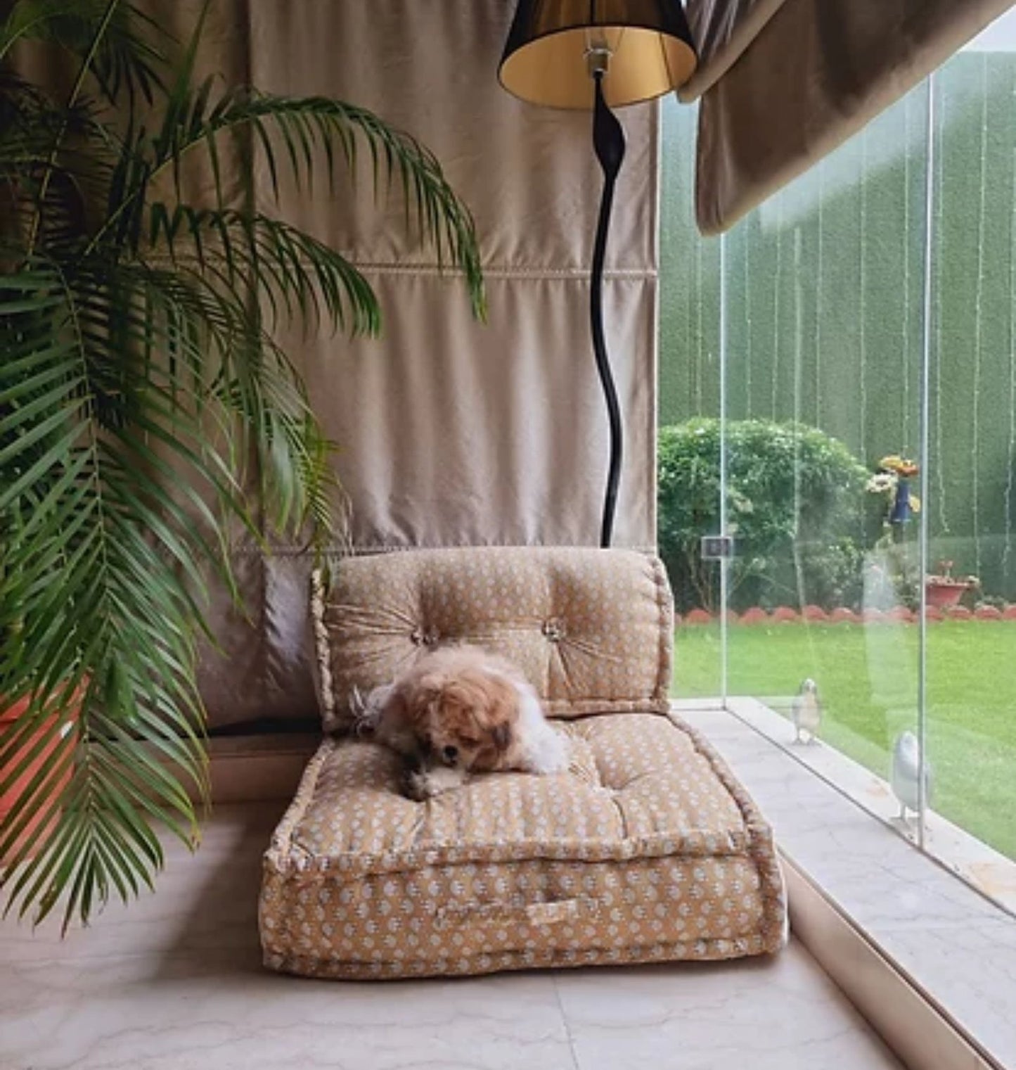 Modular Design Floor Sofa Chair Block Print