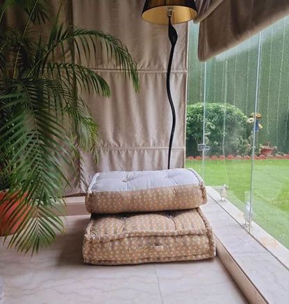 Modular Design Floor Sofa Chair Block Print