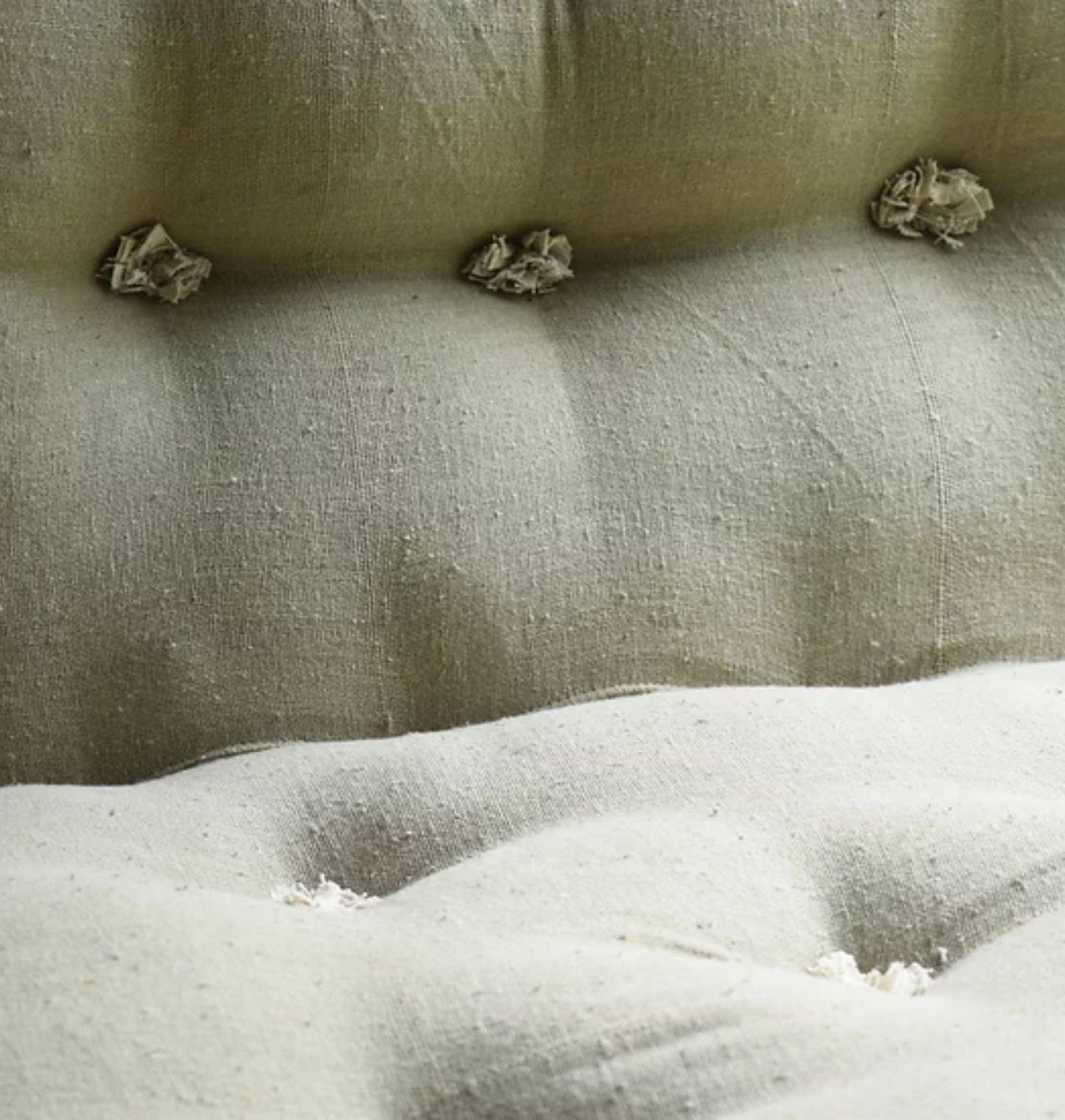 Modular Design Summer Khadi Floor Sofa Chair In Light Dusky