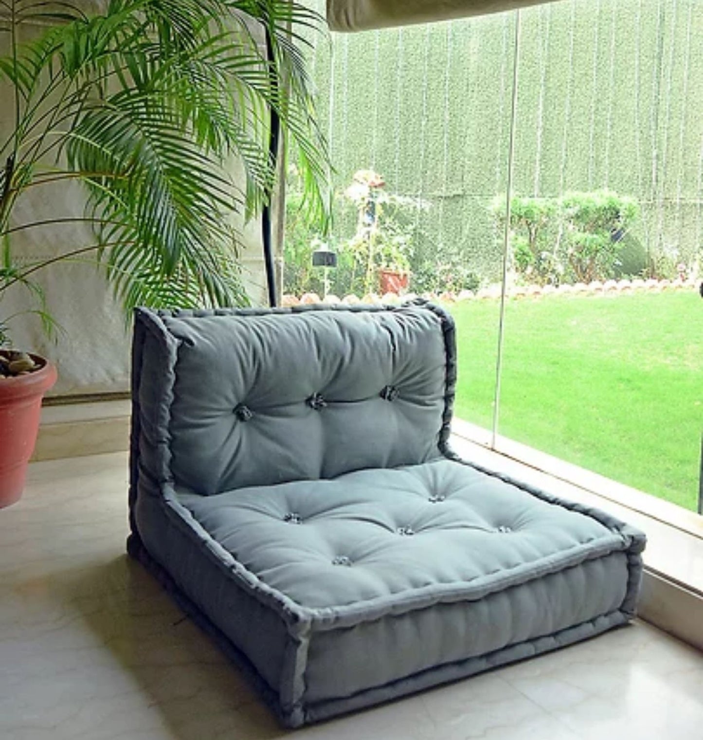 Military Foldable Floor Foldable Lazy Sofa for Living Room and Bedroom