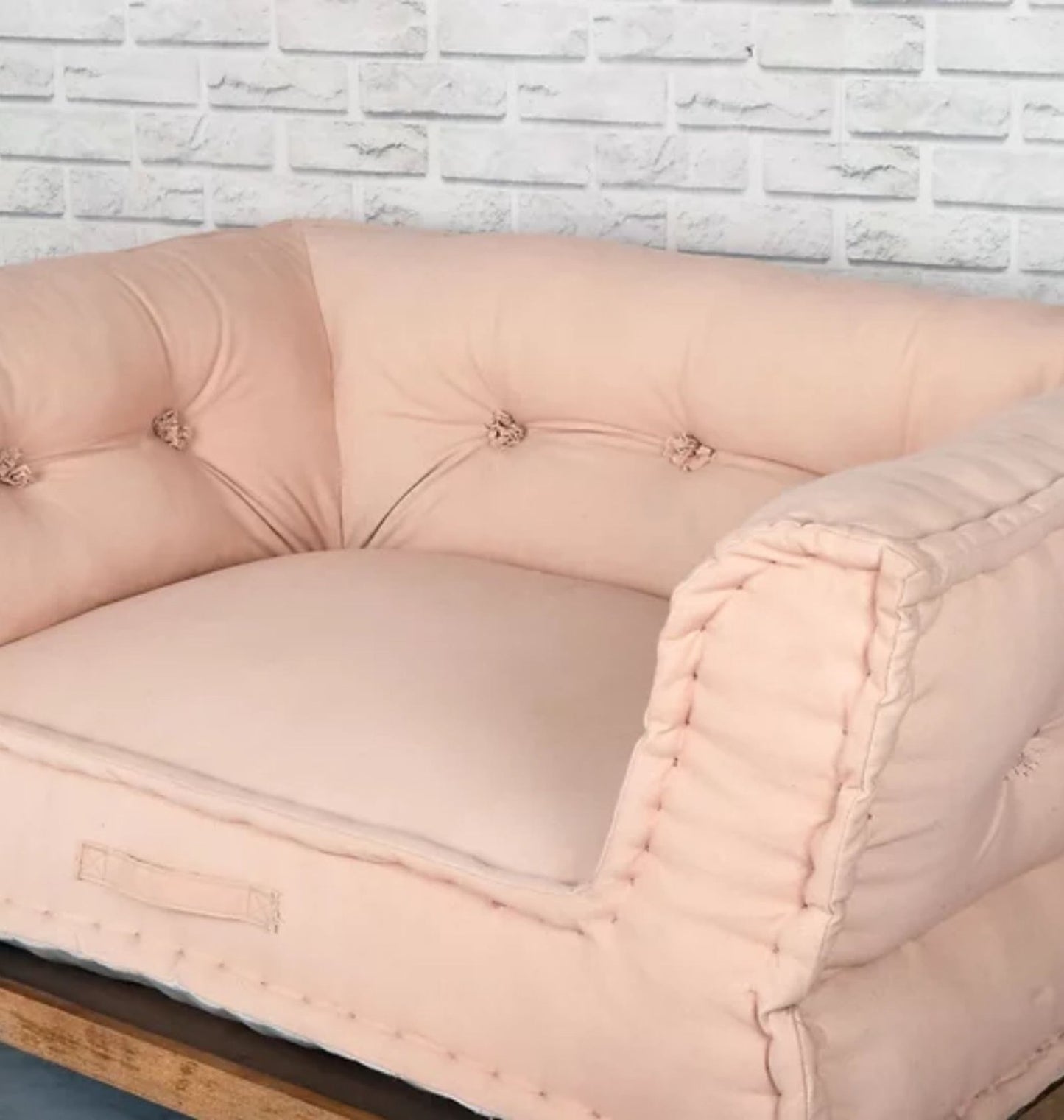 Modular Urban Sofa With Foot Rest In Solid Wood