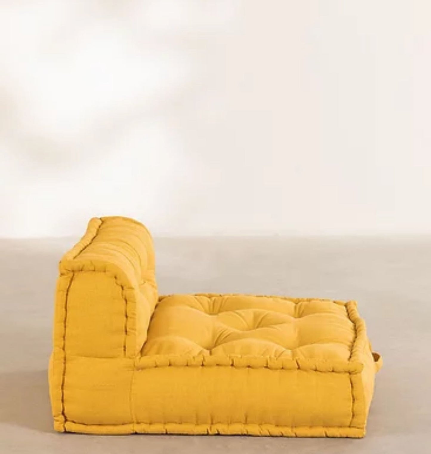 Full Set Floor Seating Sofa In Yellow Color | Floor Sofa Set