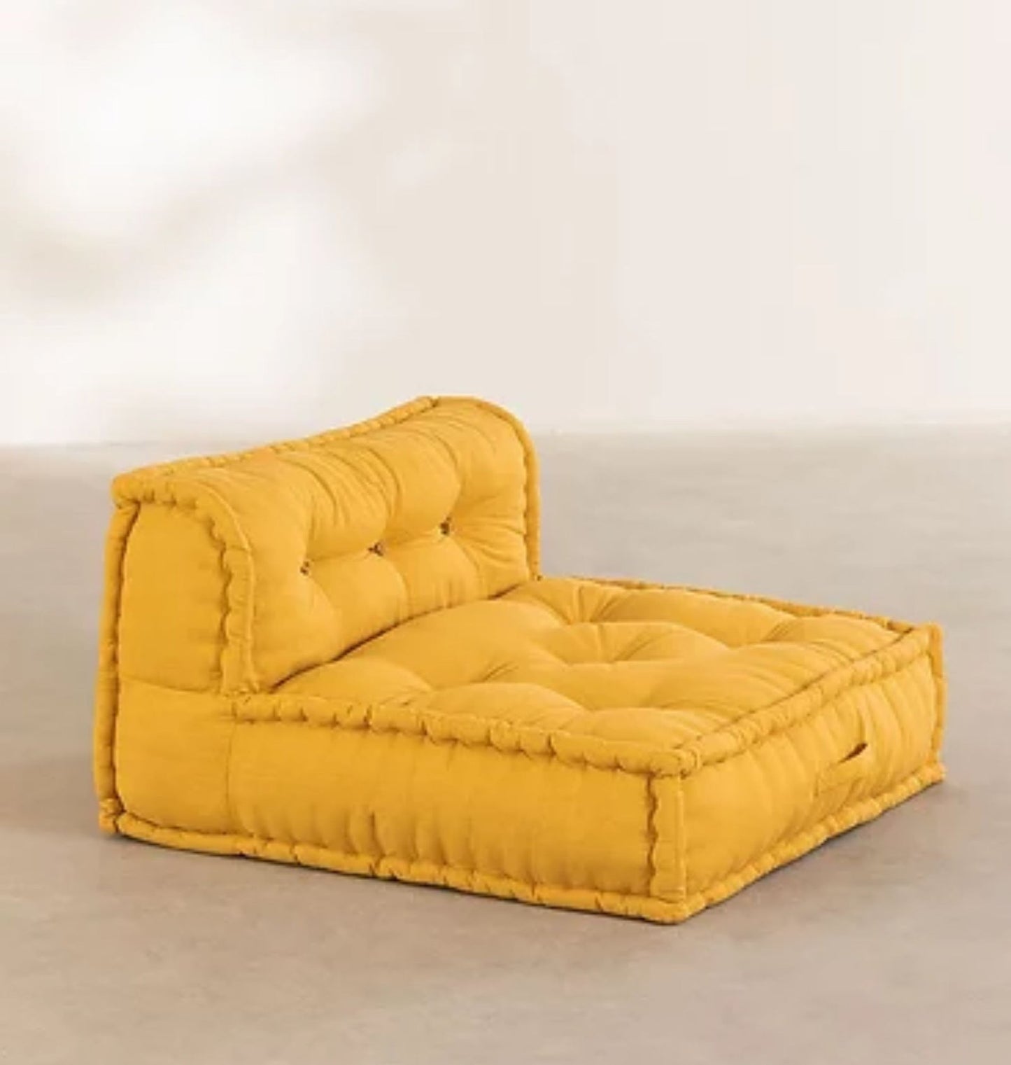 Full Set Floor Seating Sofa In Yellow Color | Floor Sofa Set