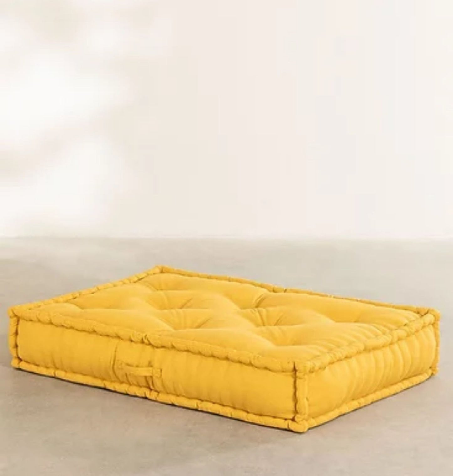 Full Set Floor Seating Sofa In Yellow Color | Floor Sofa Set