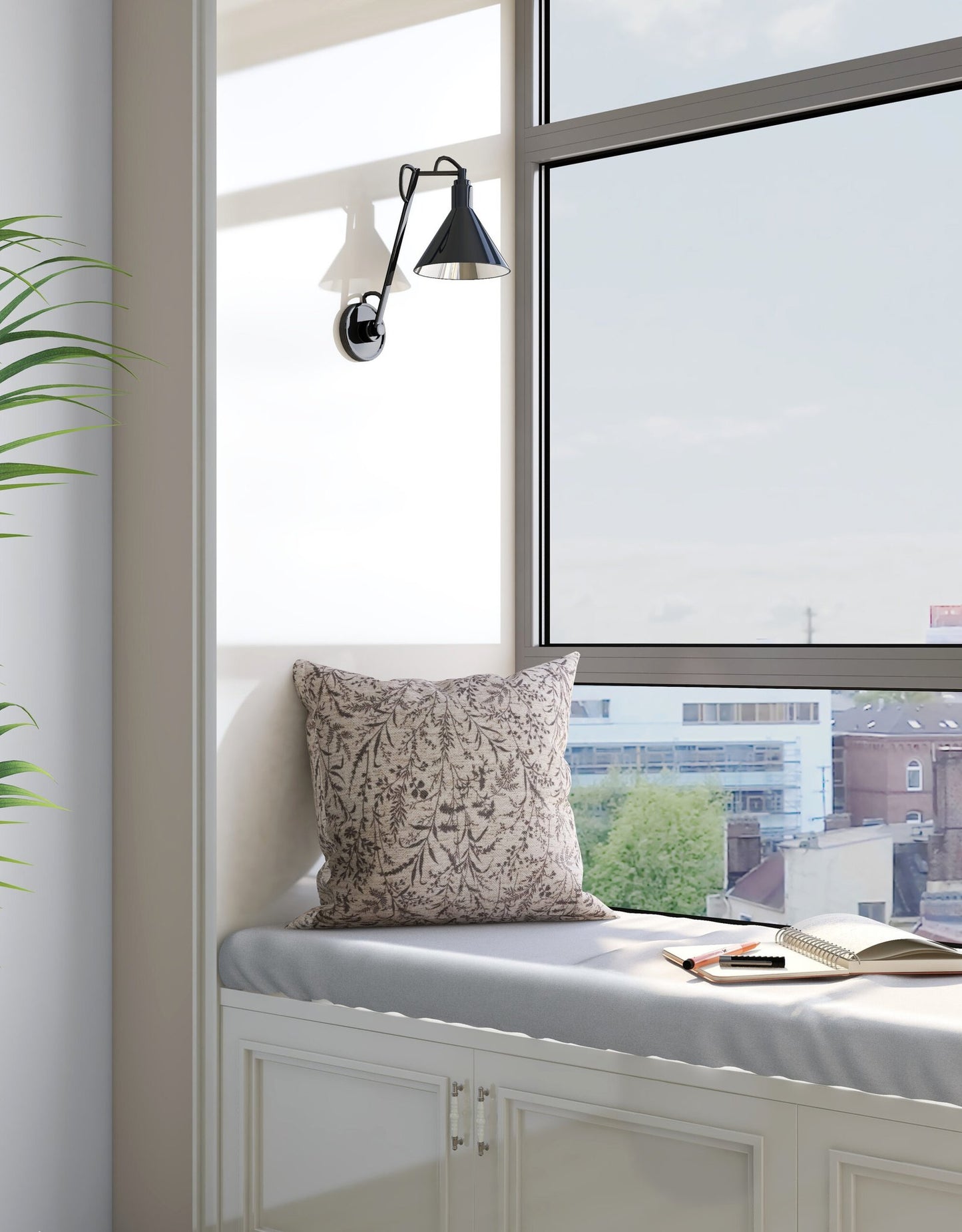 Floral Dream Tranquil Tuffet Cotton 24x24 Cushion Covers Set of 2