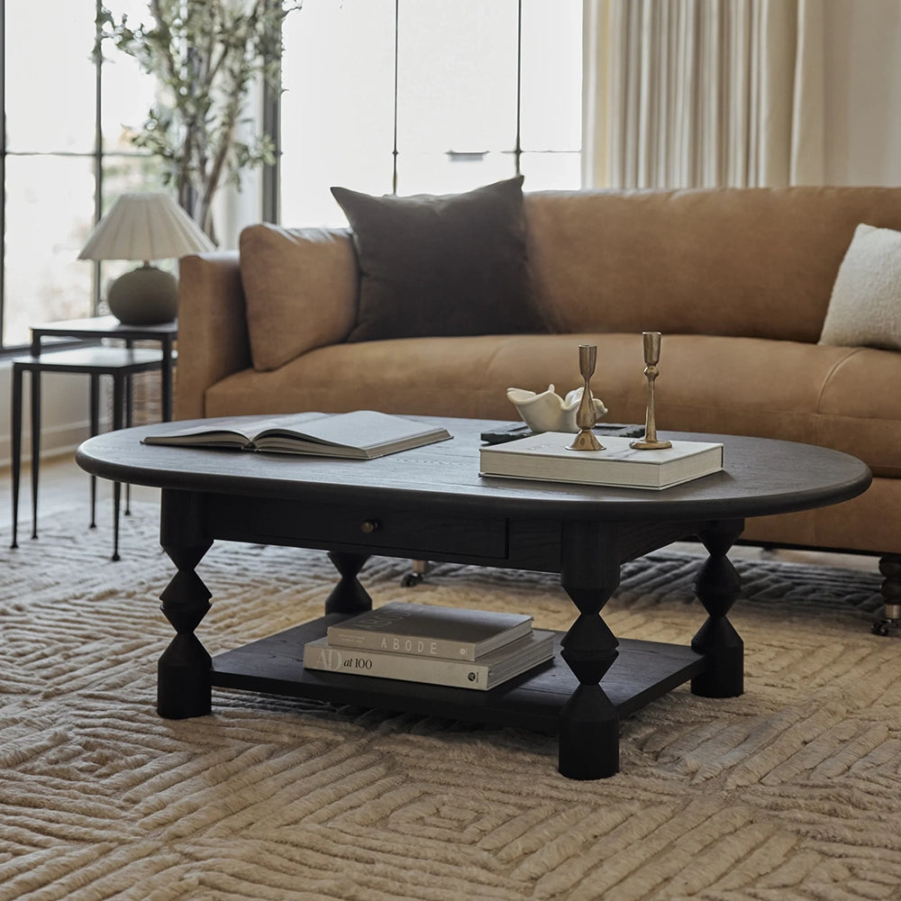 Urban Den Artisan's Wooden Coffee Table