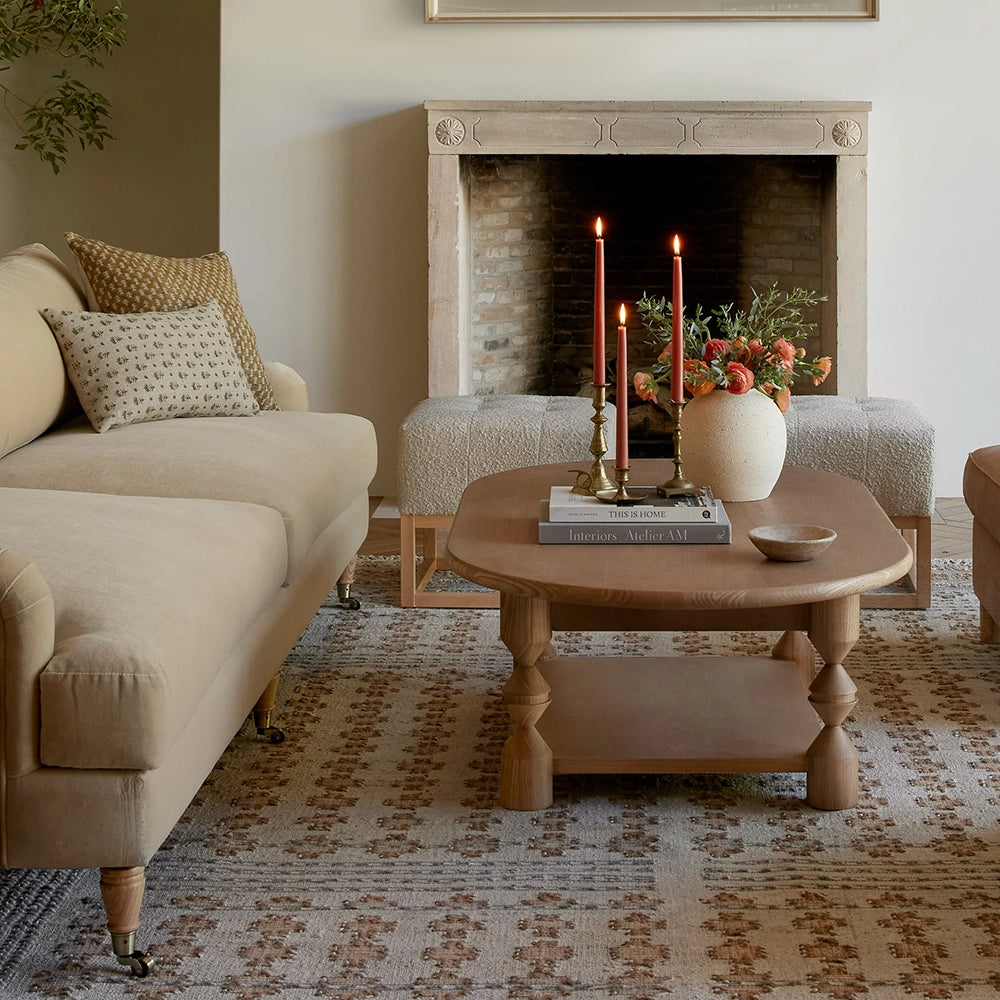 Urban Den Artisan's Wooden Coffee Table