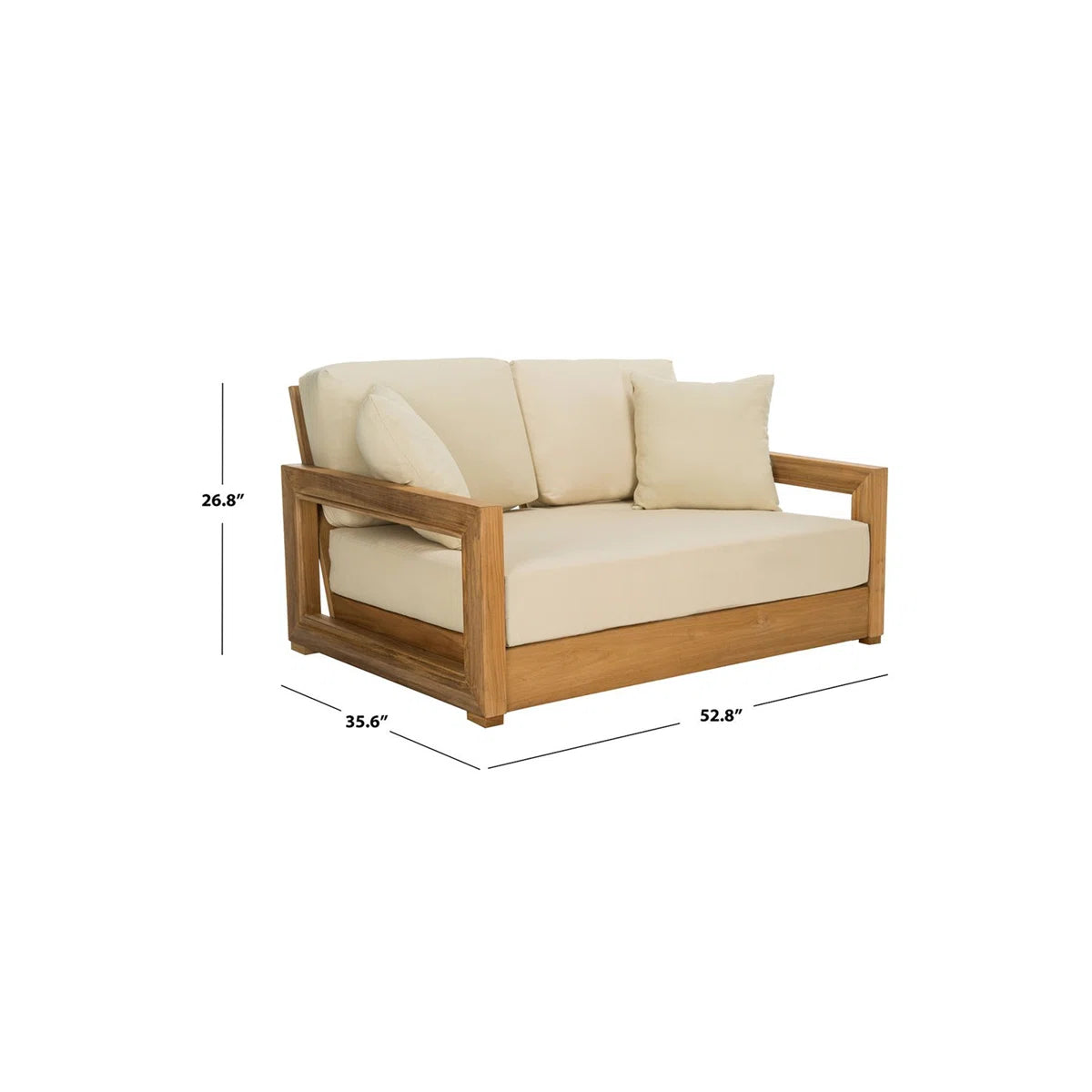 Melrose Solid wood sofa set customizable