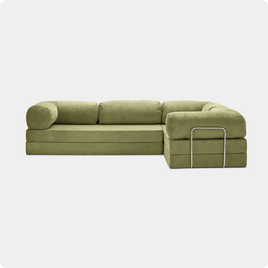 Urban den Snuggle L shape corner sofa-cum bed