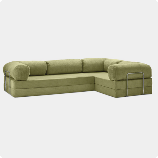 Urban den Snuggle L shape corner sofa-cum bed