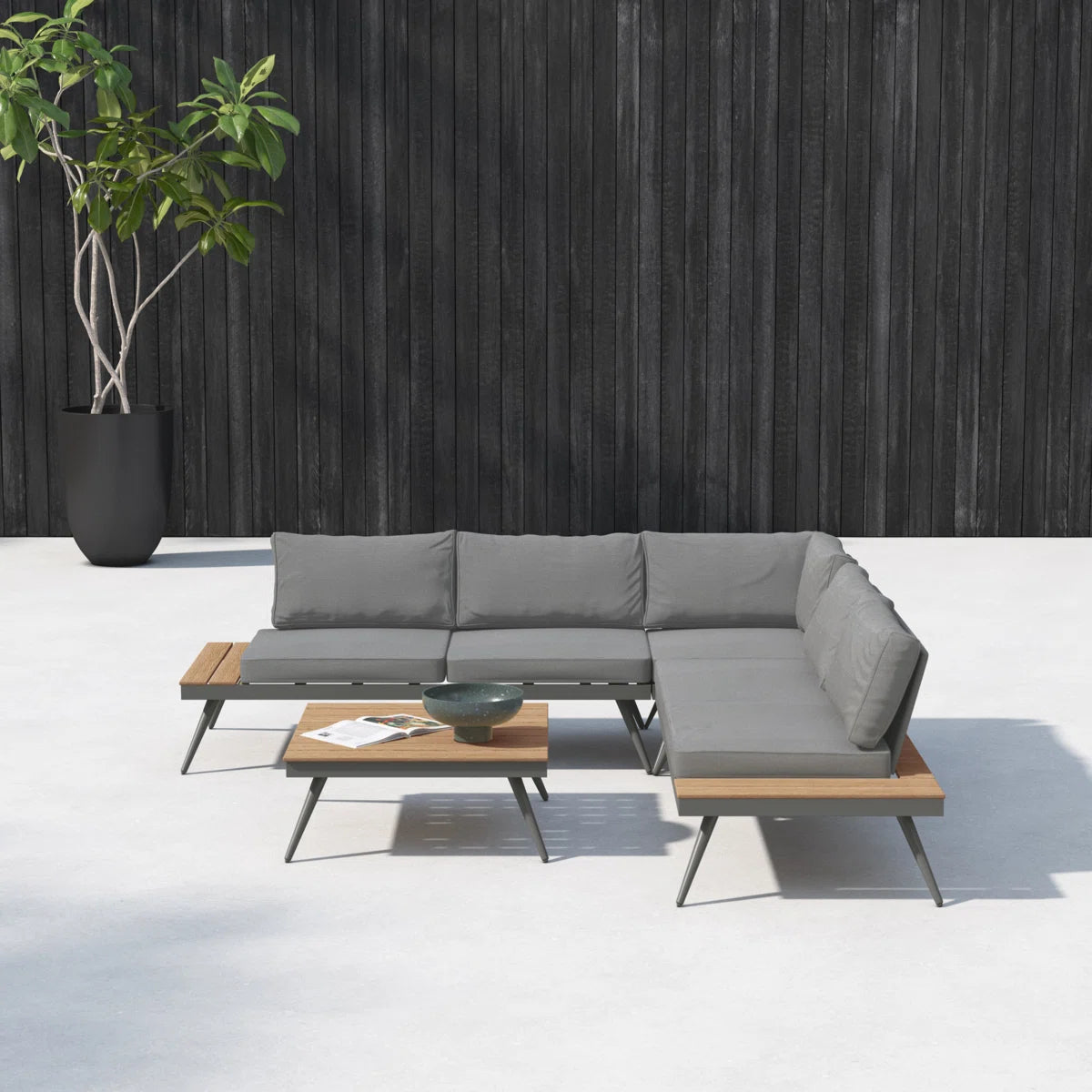 Urban den outdoor  Modular Patio Conversation Sets with Cushions