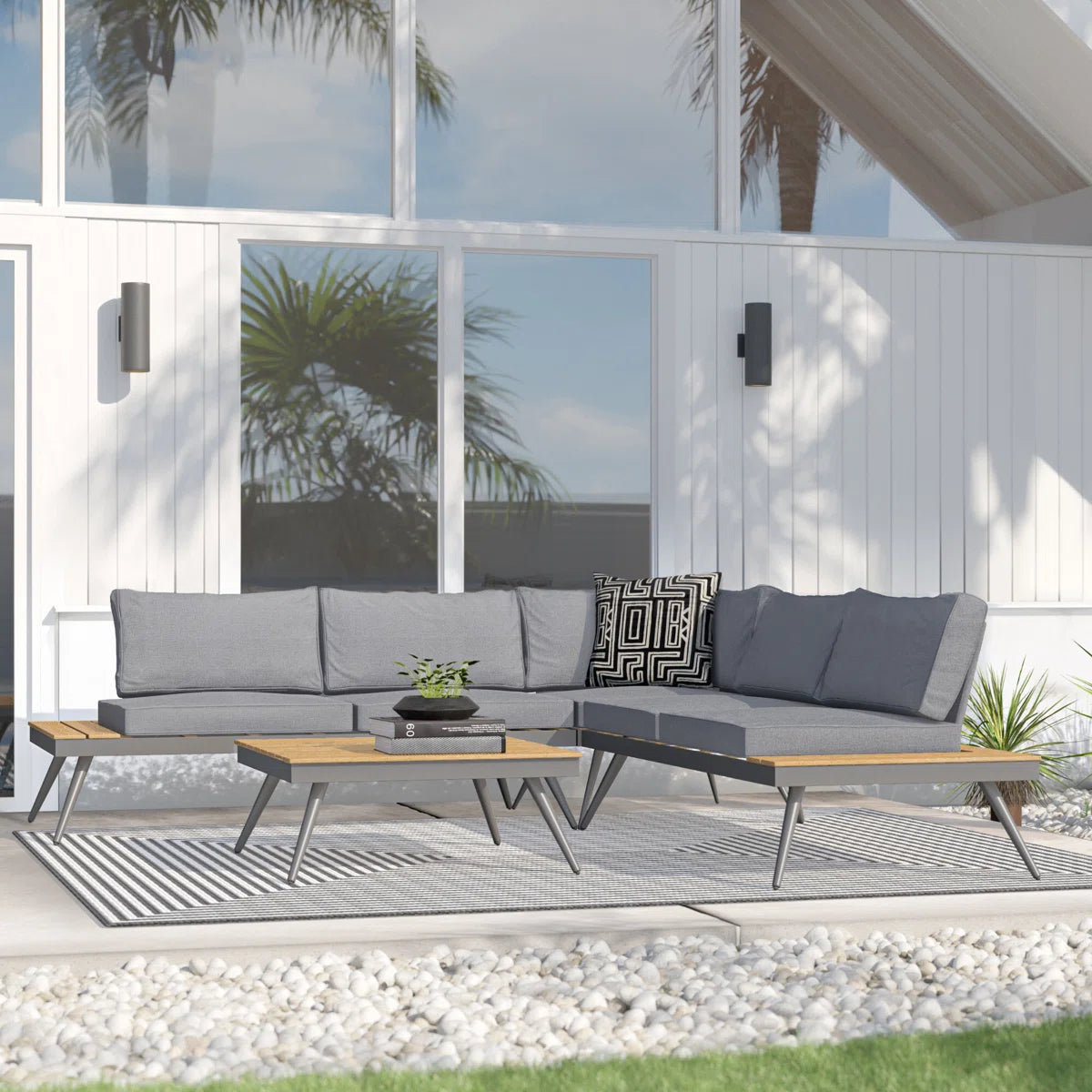 Urban den outdoor  Modular Patio Conversation Sets with Cushions