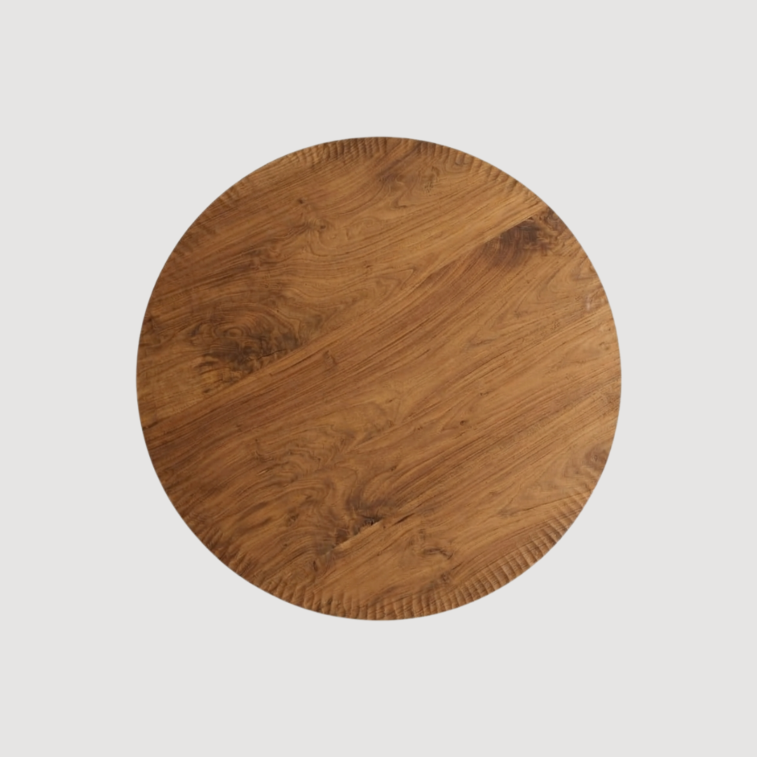 Organic Round Pedestal Dining Table