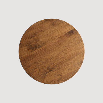 Organic Round Pedestal Dining Table