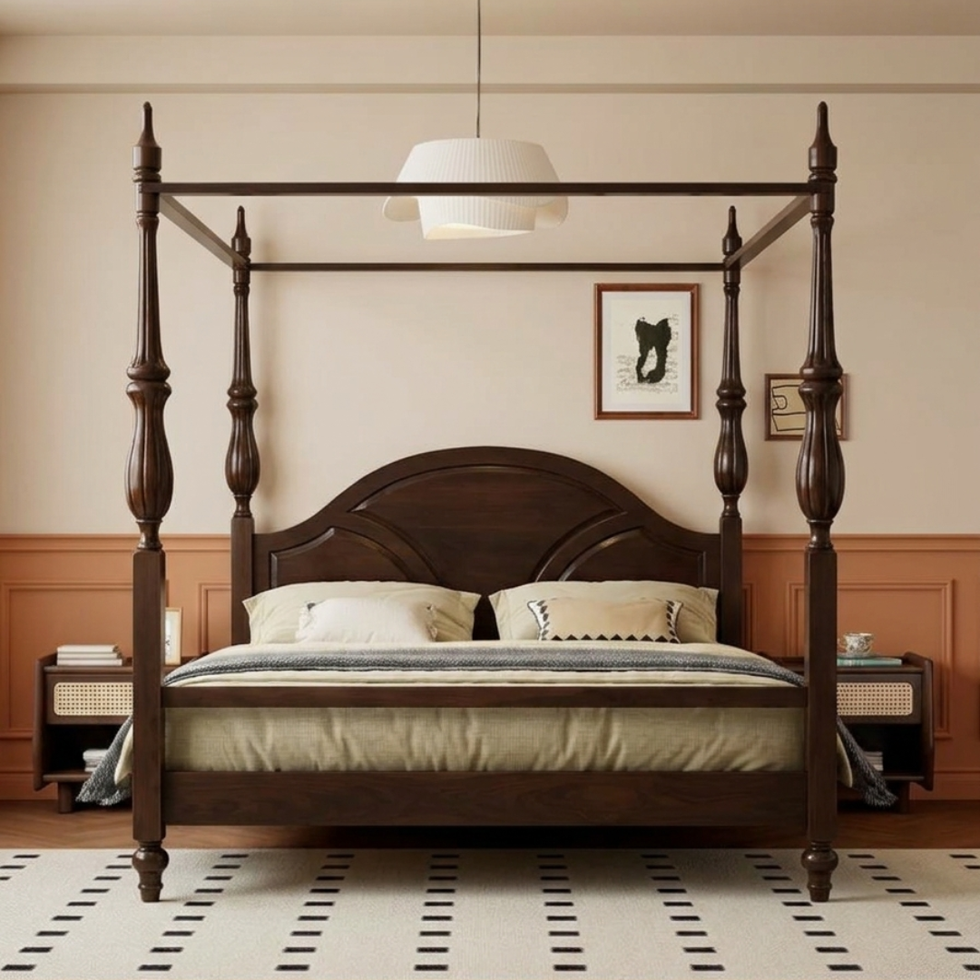 The Urban Canopy Arched King Bed
