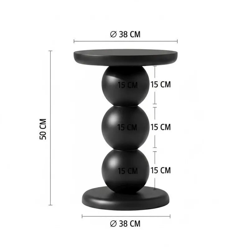 Modern Sculptural End Table