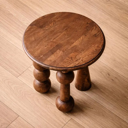 Urban Den Wood Accent Coffee Table, Rustic End Table for Living Room