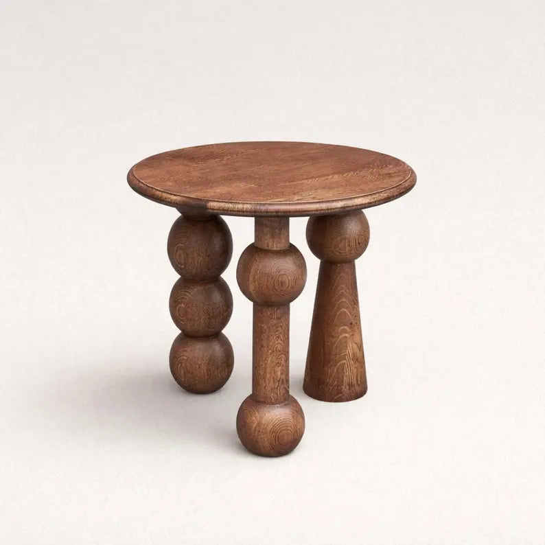 Urban Den Wood Accent Coffee Table, Rustic End Table for Living Room