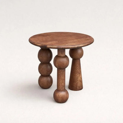 Urban Den Wood Accent Coffee Table, Rustic End Table for Living Room