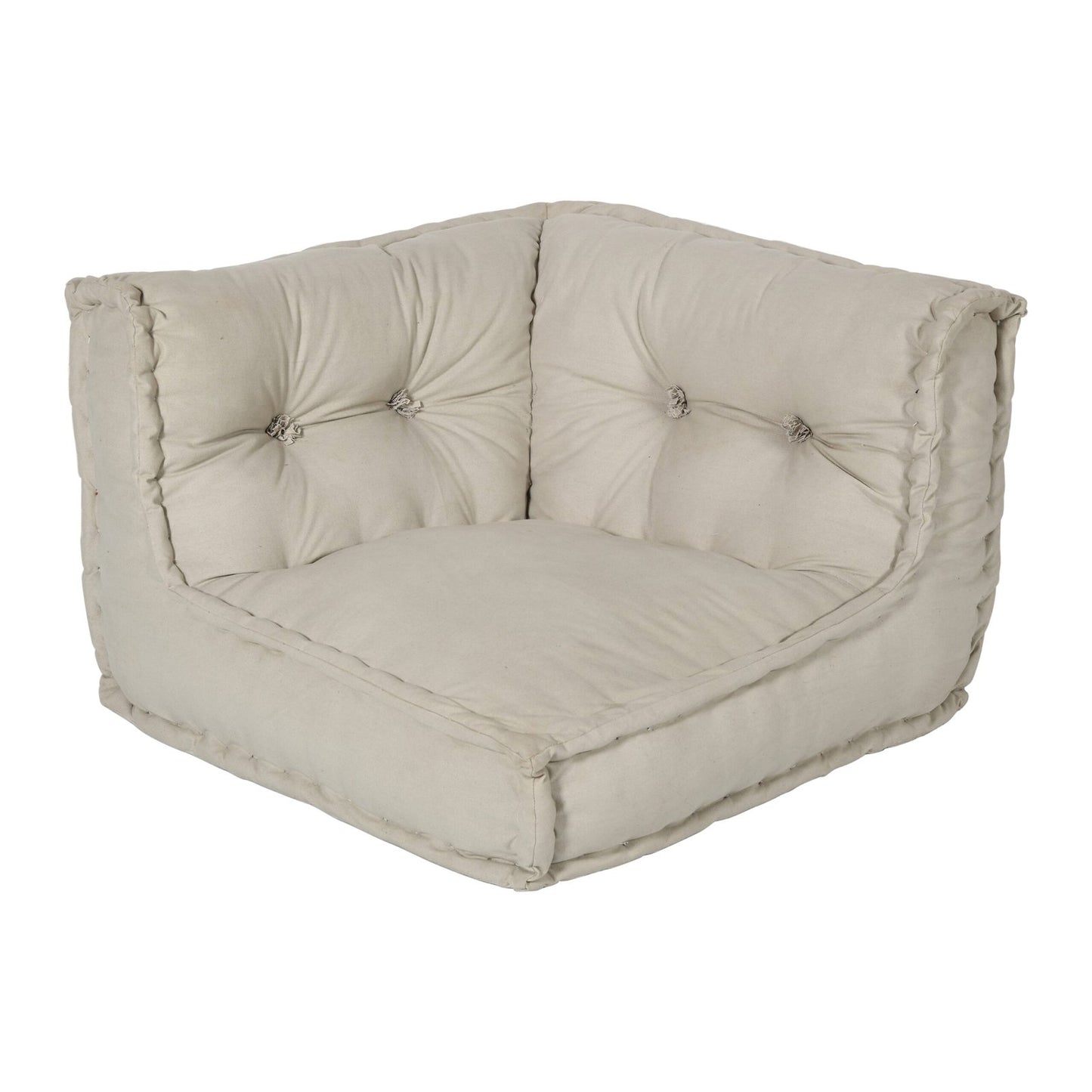 Urban-den Cotton Corner Floor Sofa In Full Of Comfort