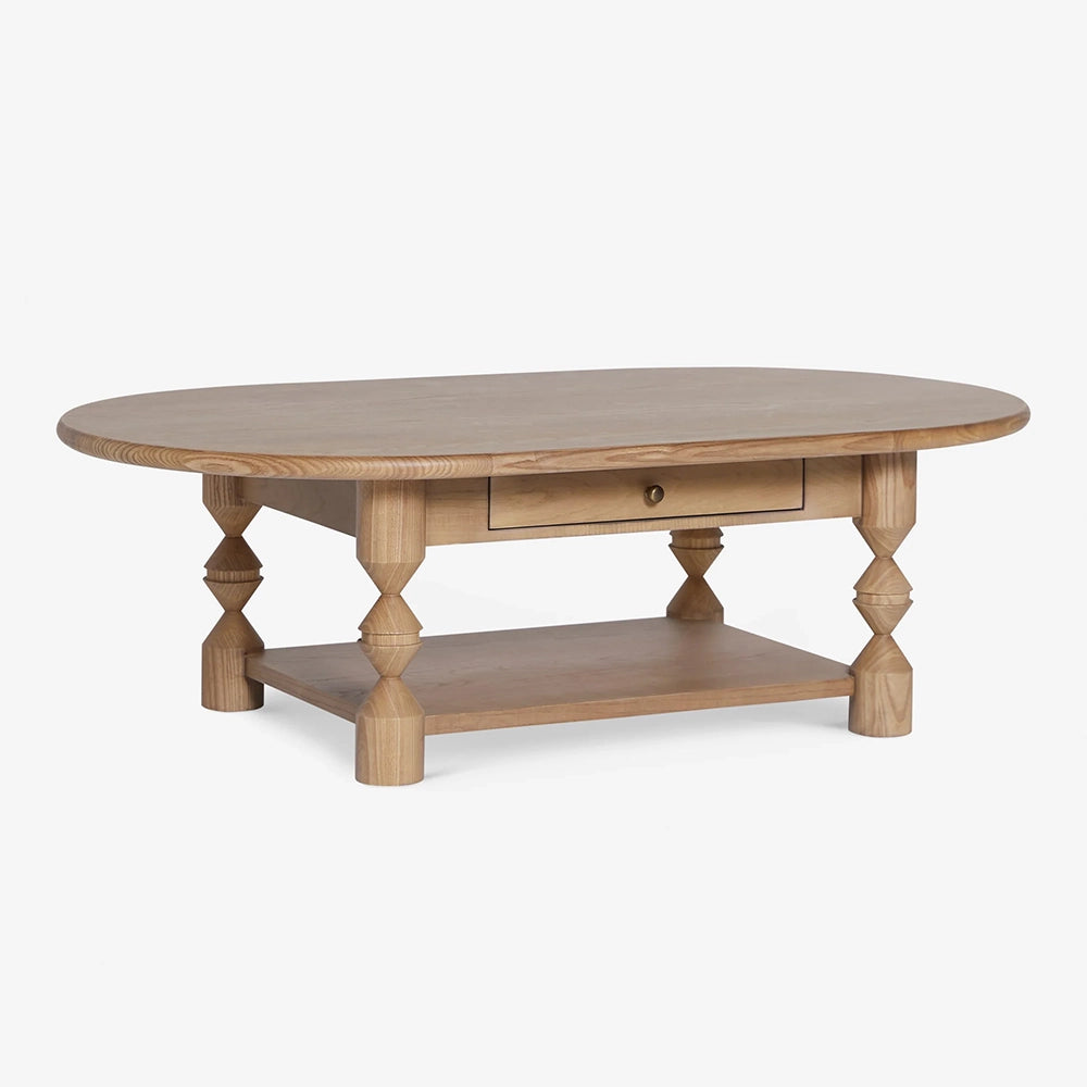 Urban Den Artisan's Wooden Coffee Table