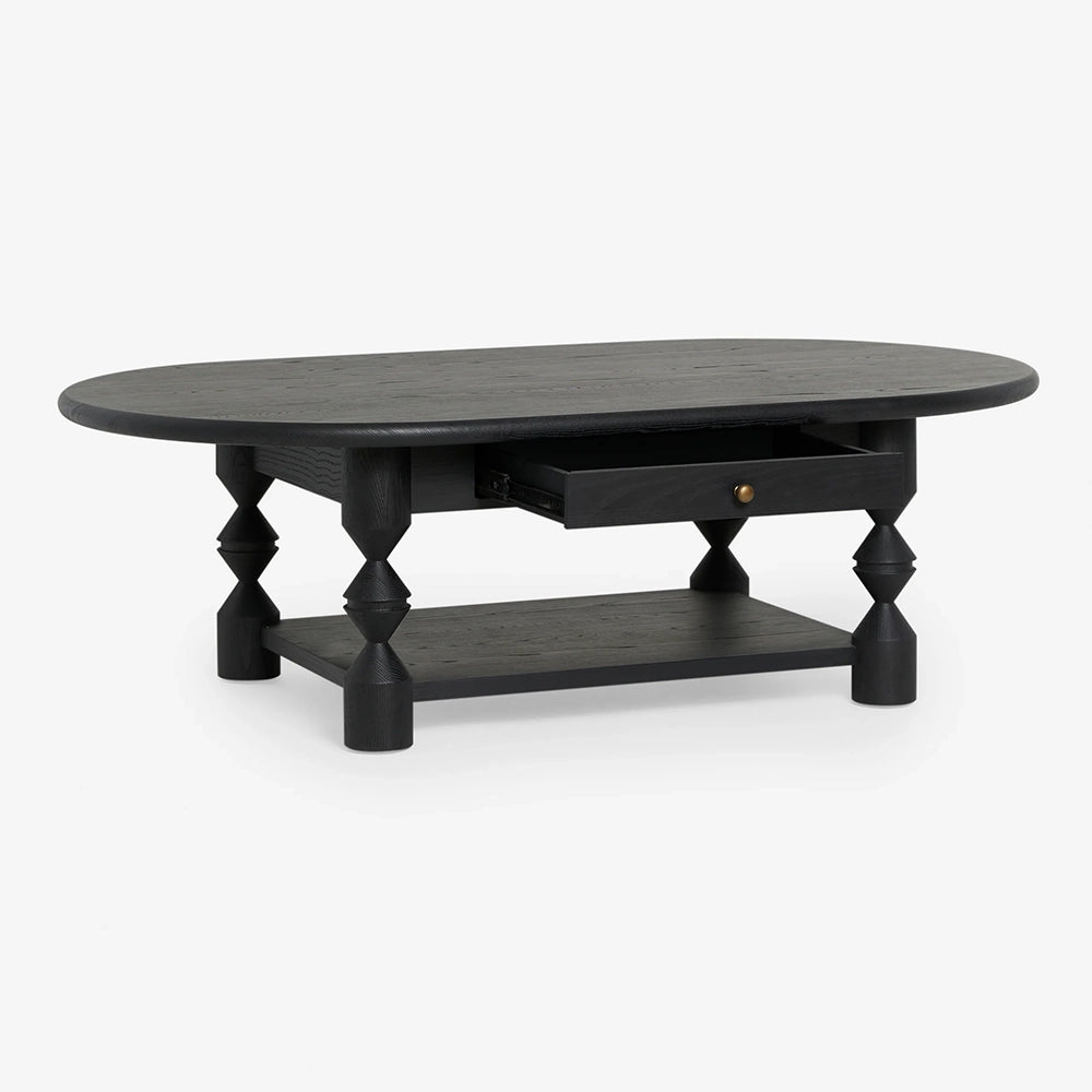 Urban Den Artisan's Wooden Coffee Table