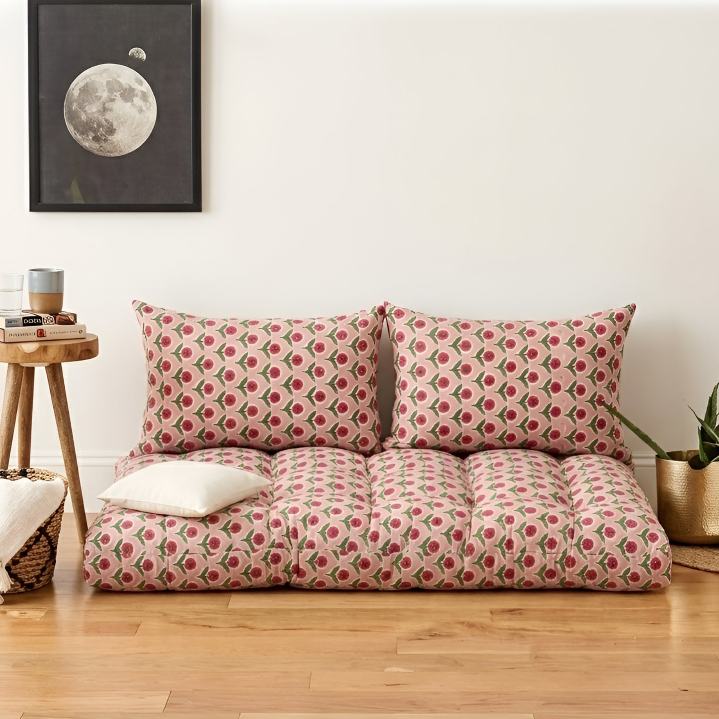 Jaipuri Bloom Low Seating Floor pad Cushion S3