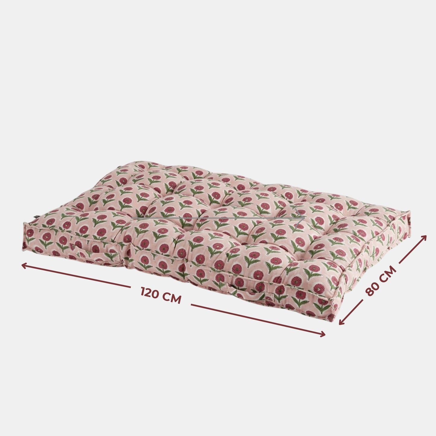 Jaipuri Bloom Low Seating Floor pad Cushion S3