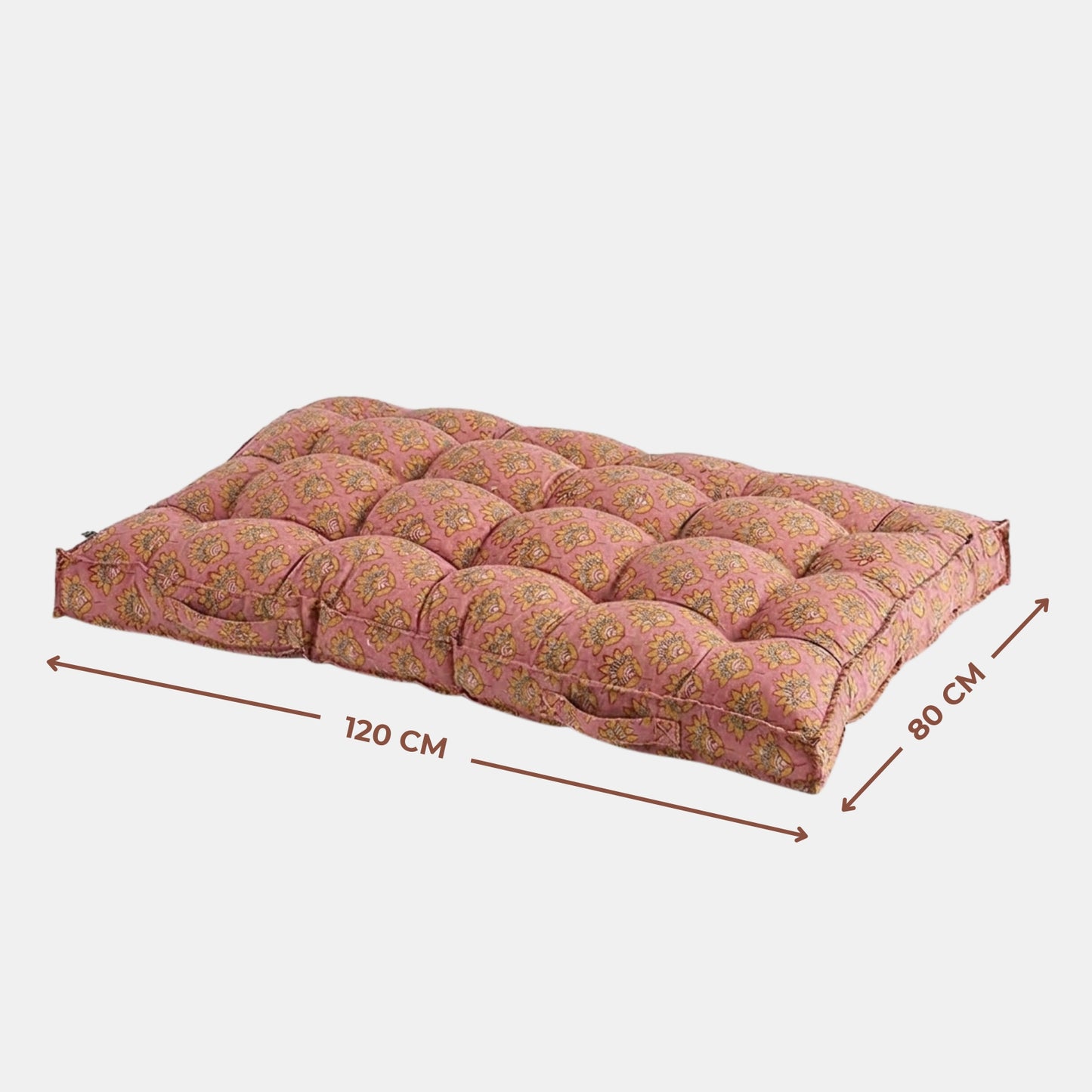Jaipuri Bloom Low Seating Floor pad Cushion S2