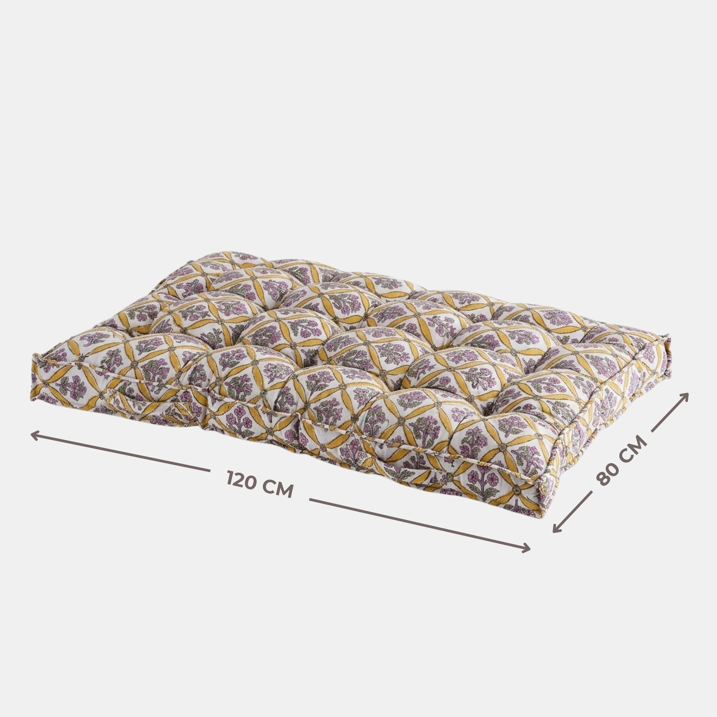 Jaipuri Bloom Low Seating Floor pad Cushion s5