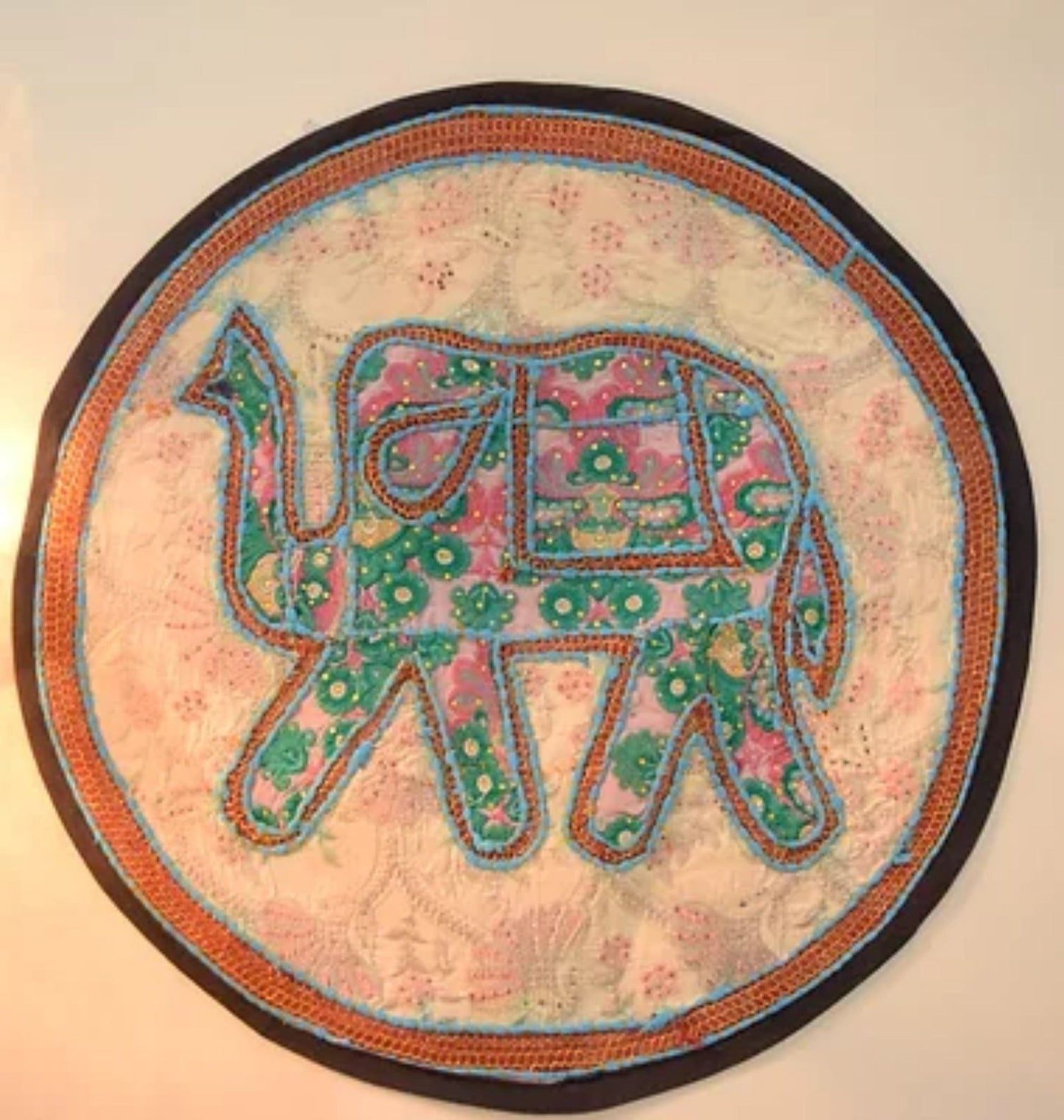 Round Handmade Tapestary For Wall Decor Hanging