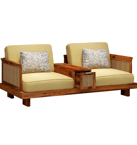 Urban Sheesham Wood Coffee Couch Set
