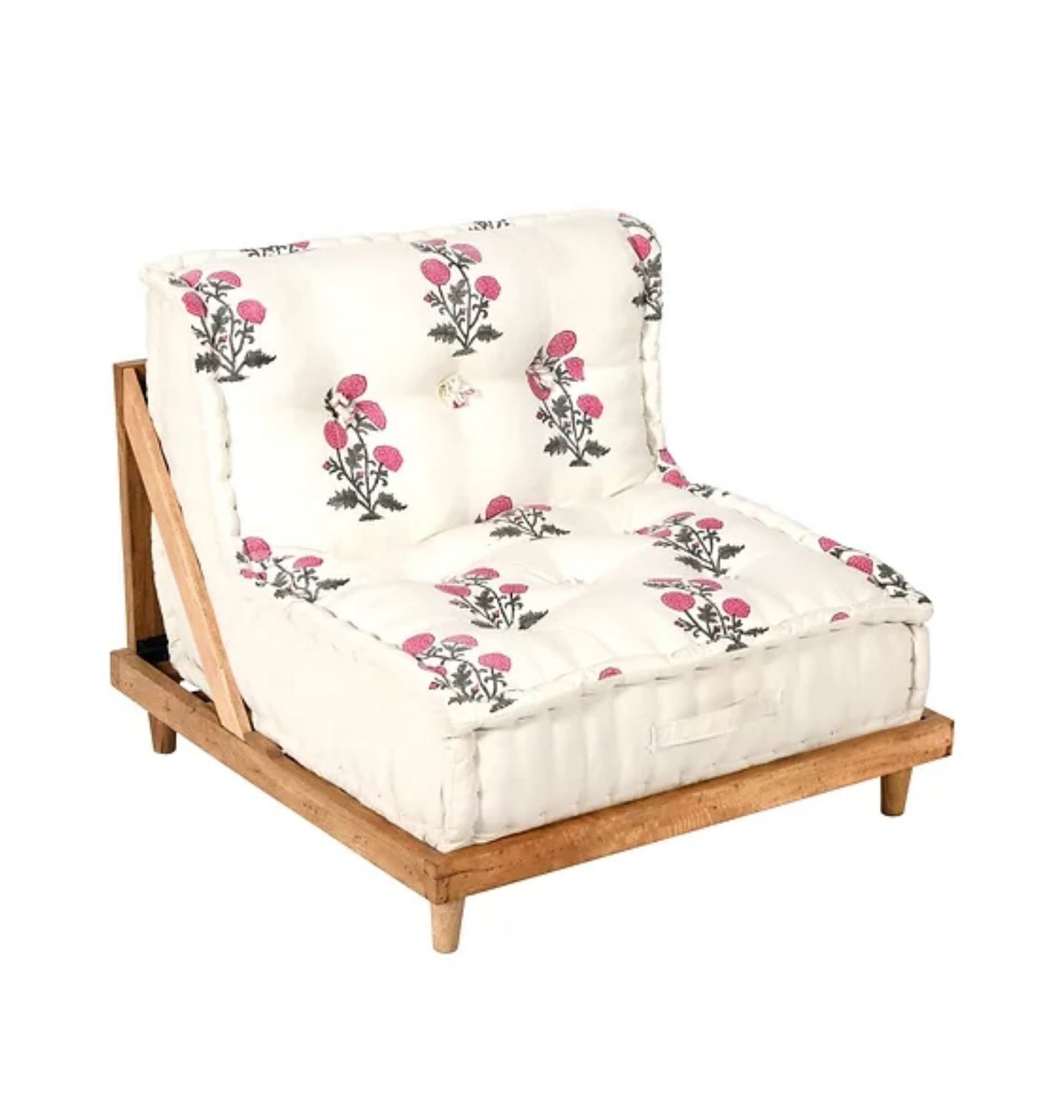 Botanic Floor Sofa In Beautiful Printed Fabric