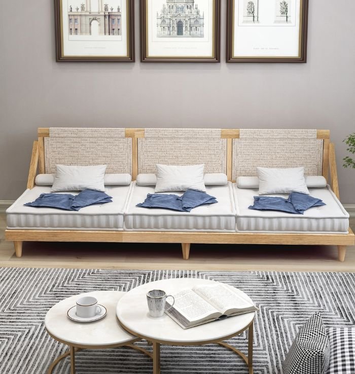 3 seater wooden sofa, 3 seater sofa set