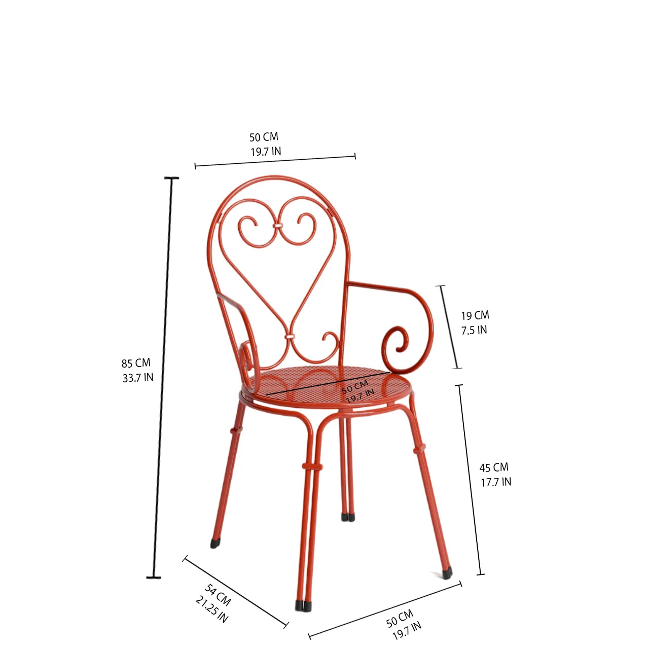 Urban outdoor patio 4 seater set