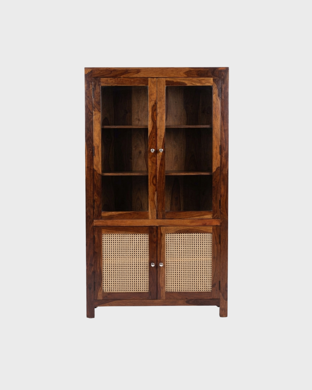 The Lumina Cane-Panel Display Cabinet