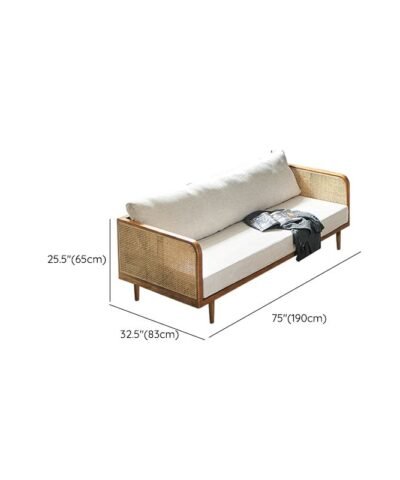 Urban Den Cane-Regal Solid Wood Sofa Set
