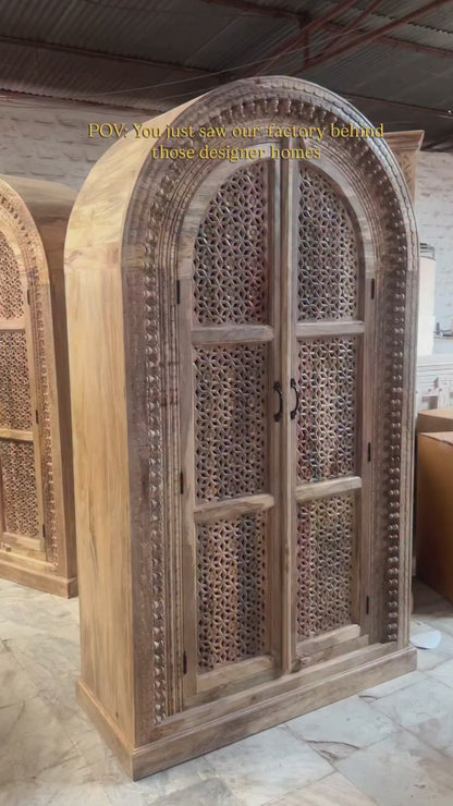 Urban Heritage carved solid wood Cabinet